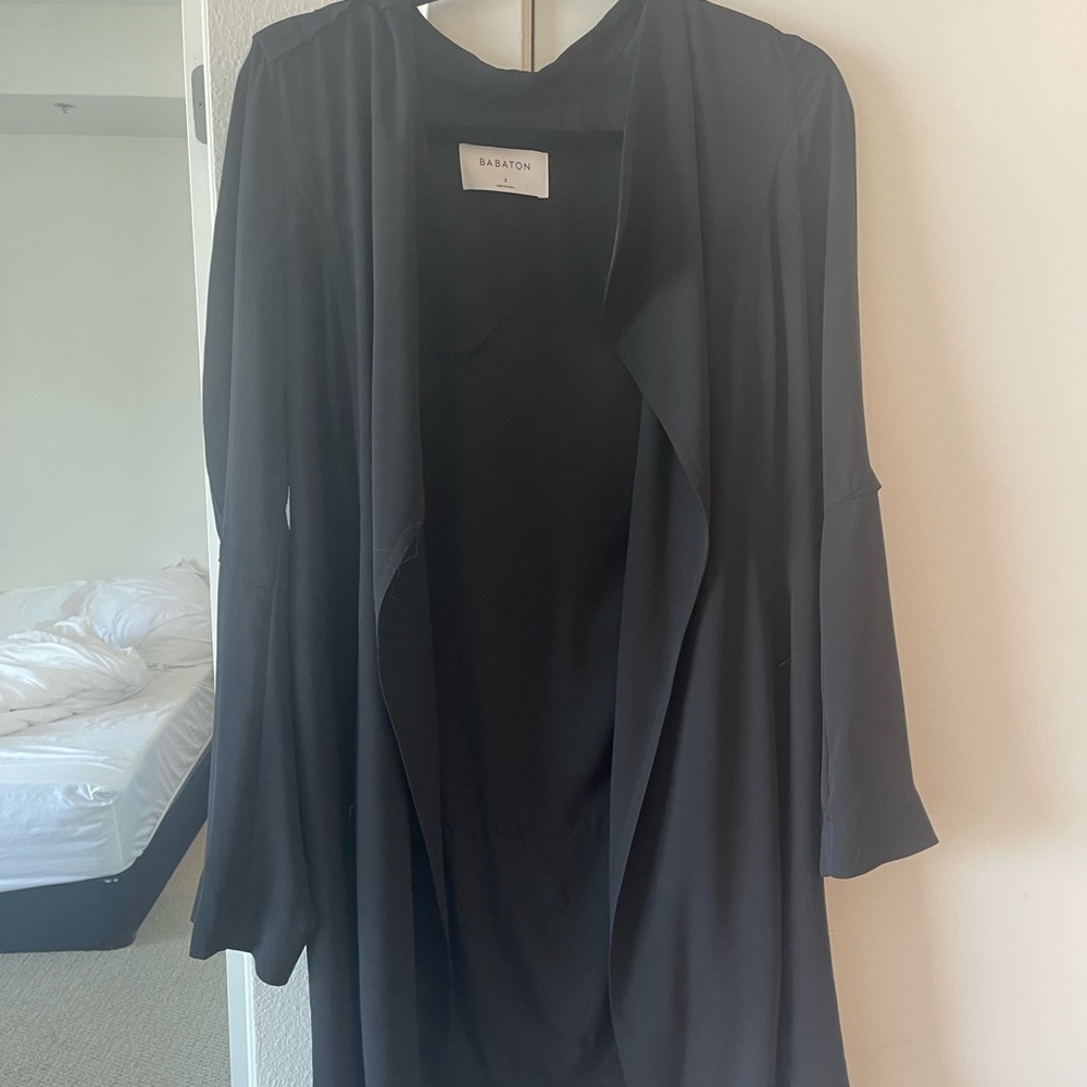 Babaton Black Trench Coat (missing belt)